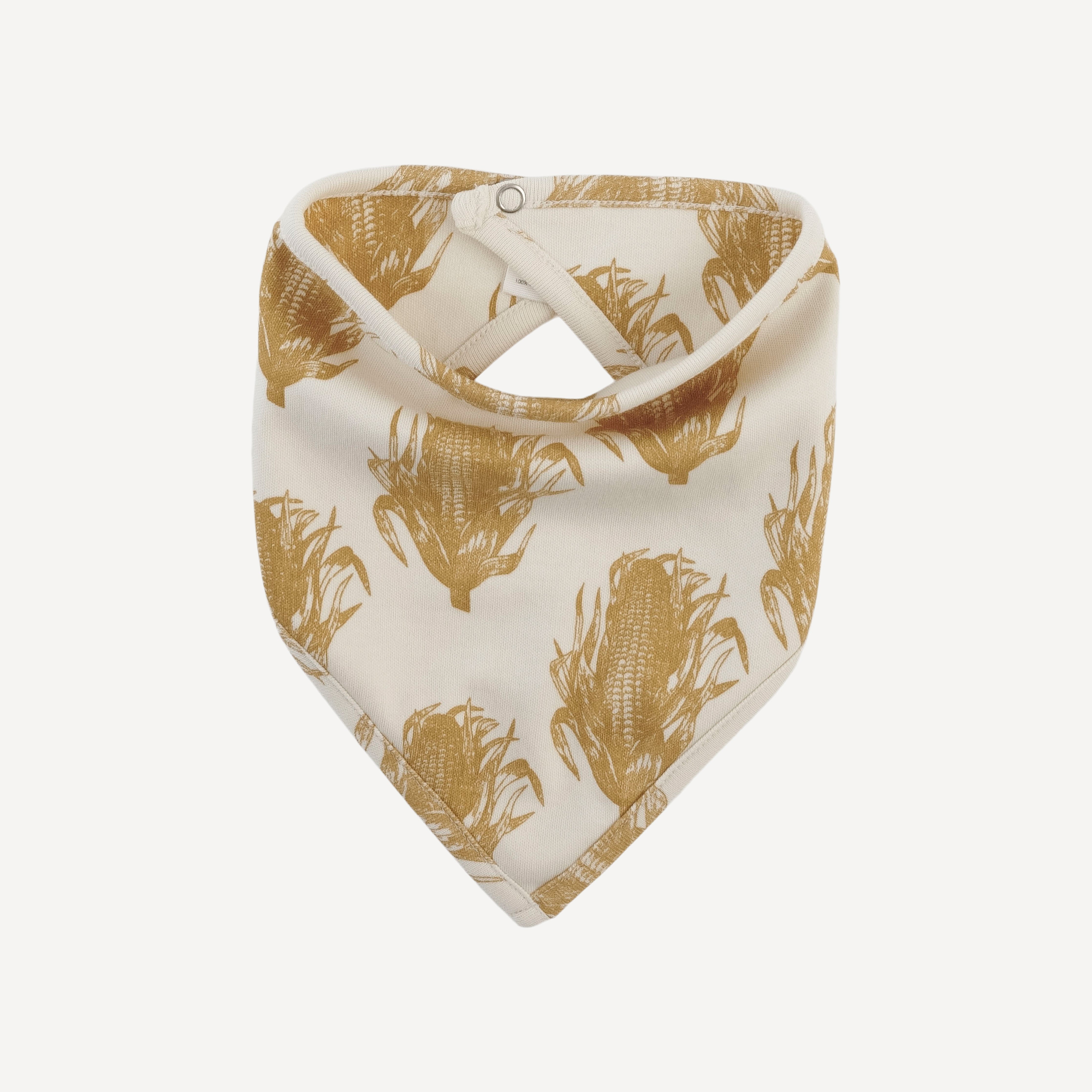 PRESALE bandana bib | corn | organic cotton interlock
