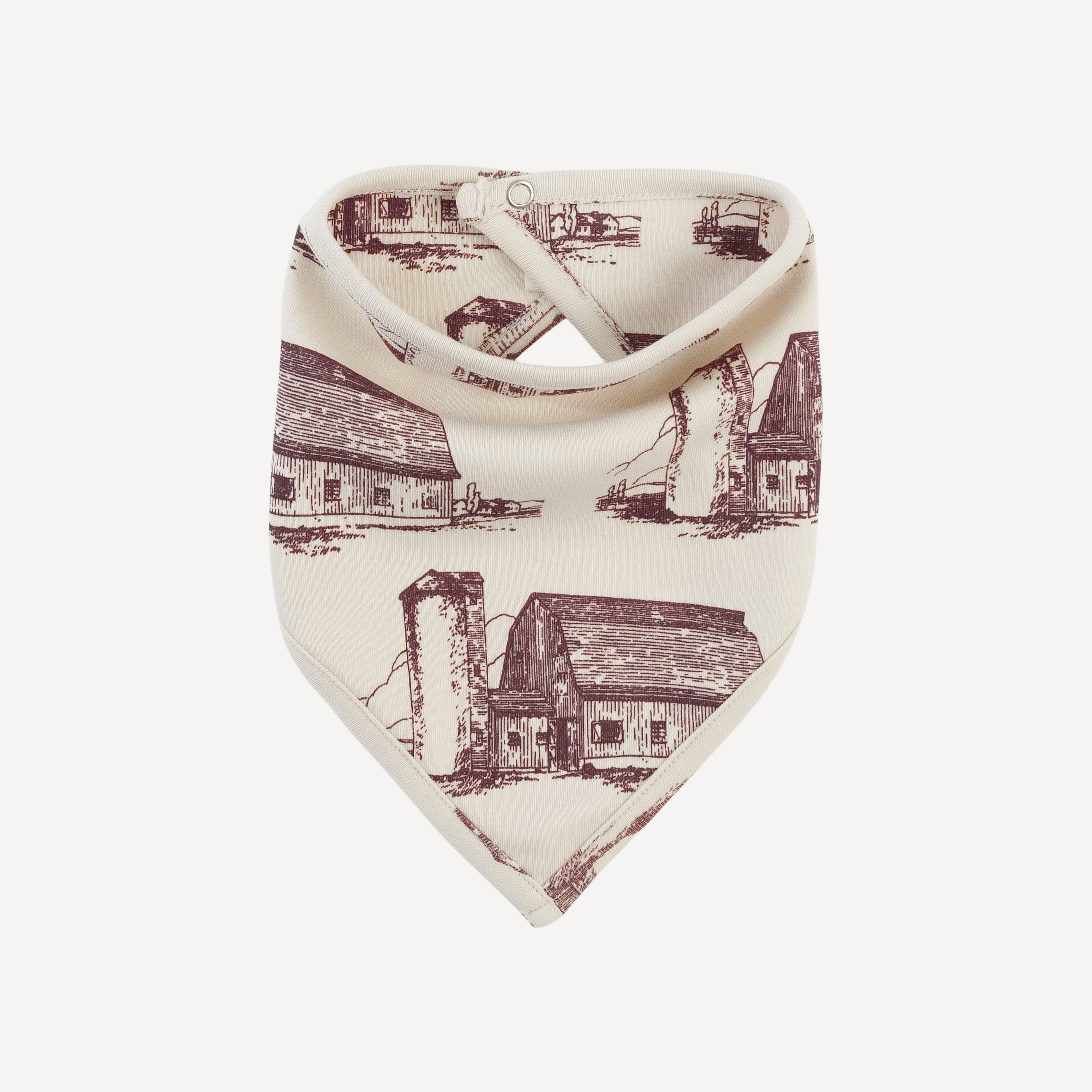 PRESALE bandana bib | barn | organic cotton interlock