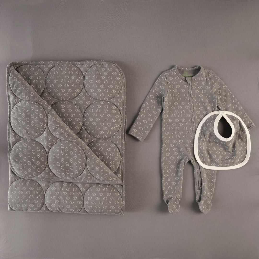 gray night kitty set