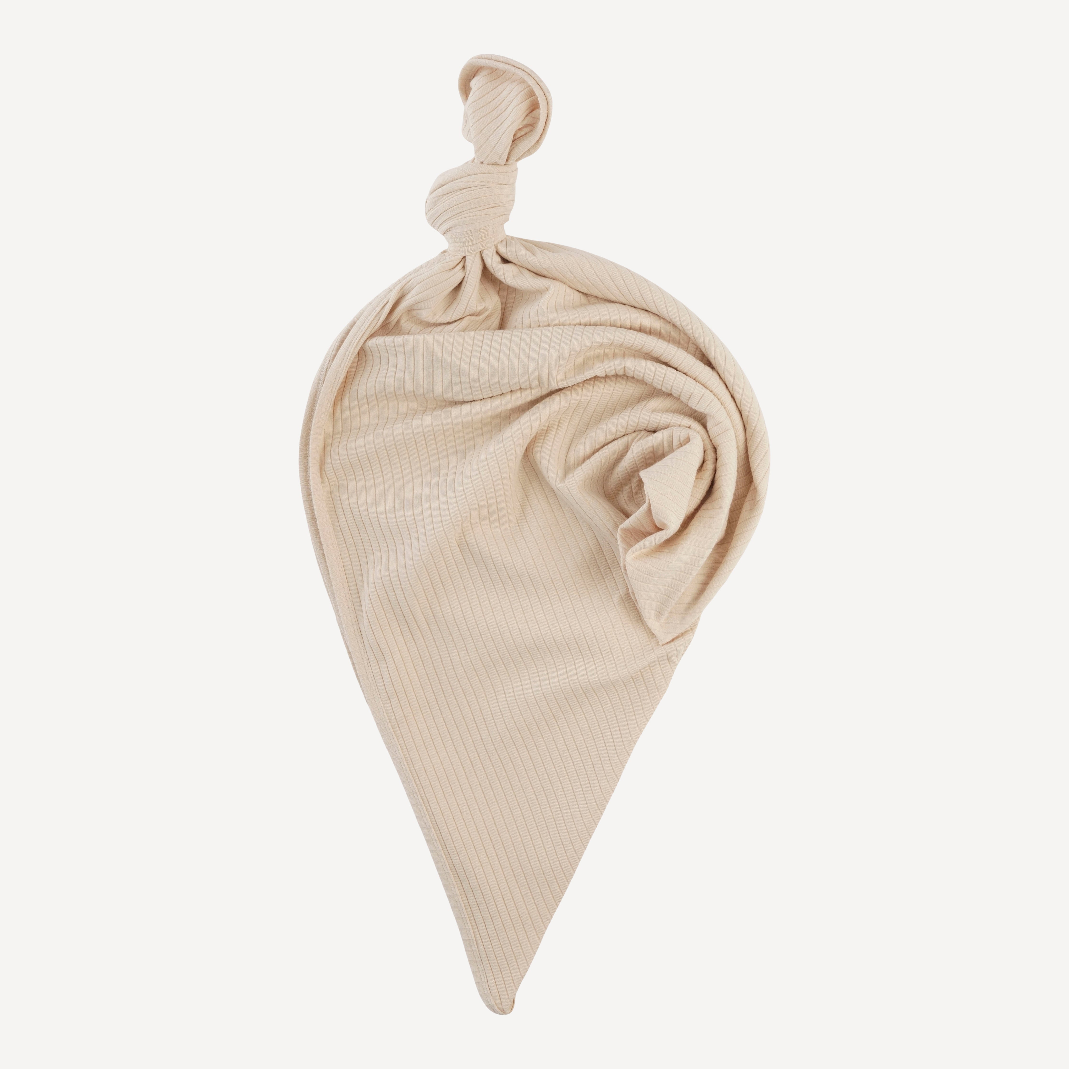 classic single layer blanket | oatmeal | organic cotton wide rib