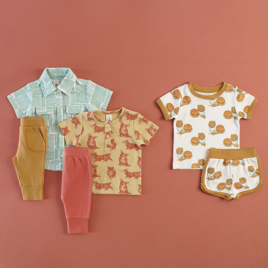 burgers + fries set