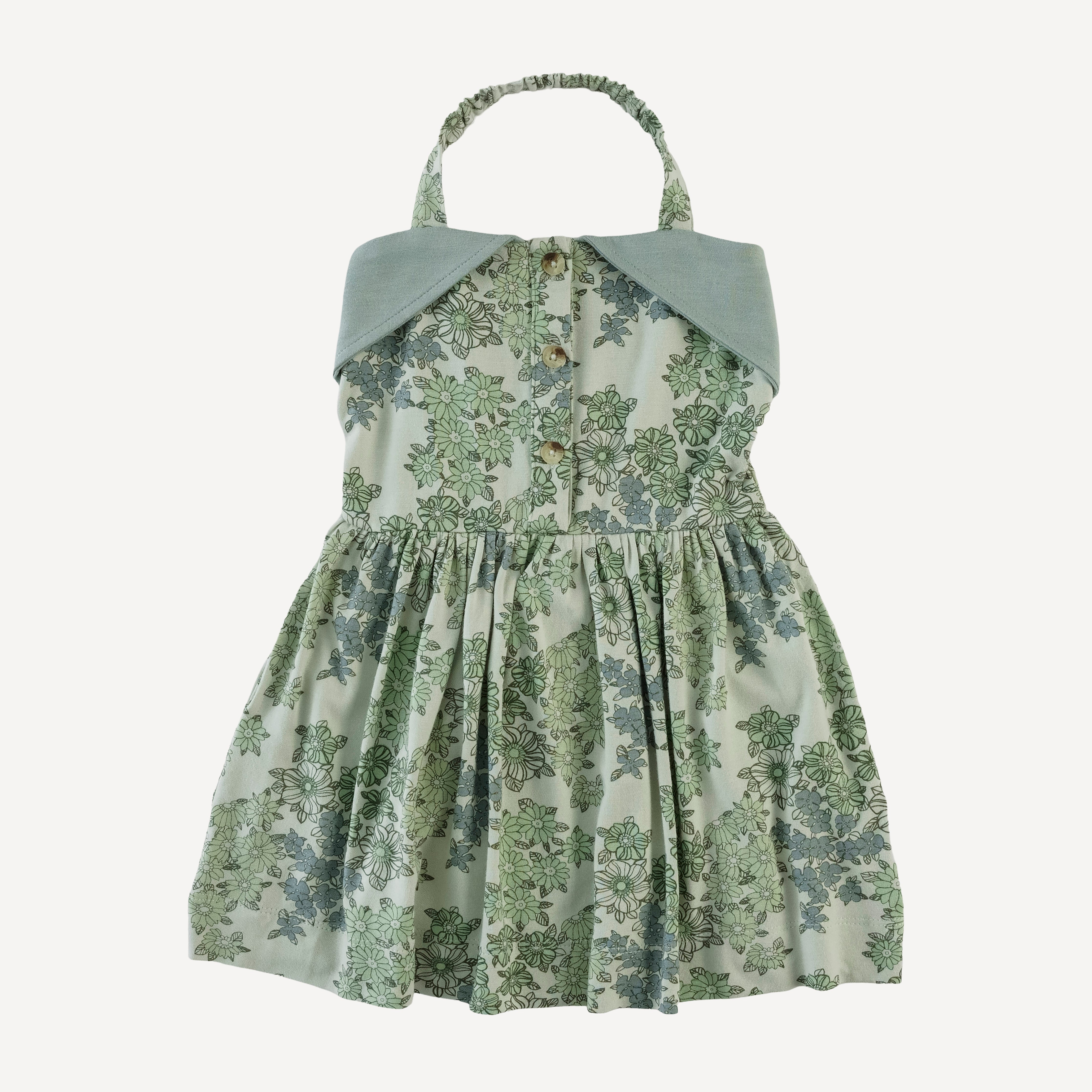 halter dress | jade wildflower