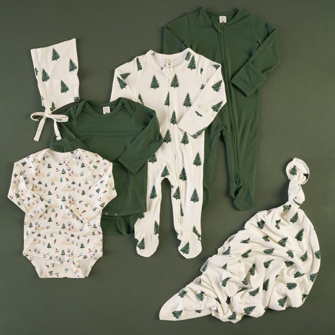 mountain view forest pine set