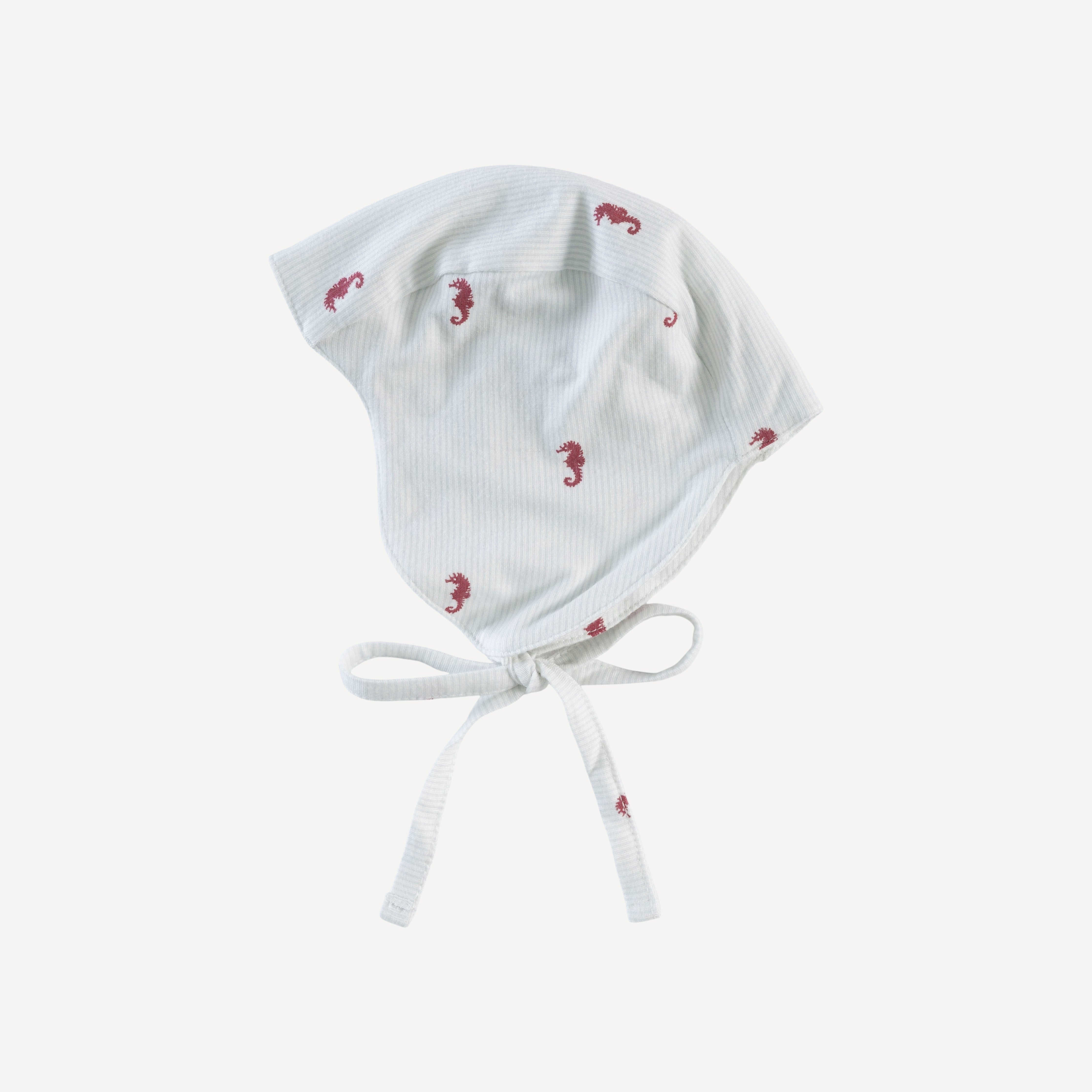 flight hat seahorse stripe bamboo