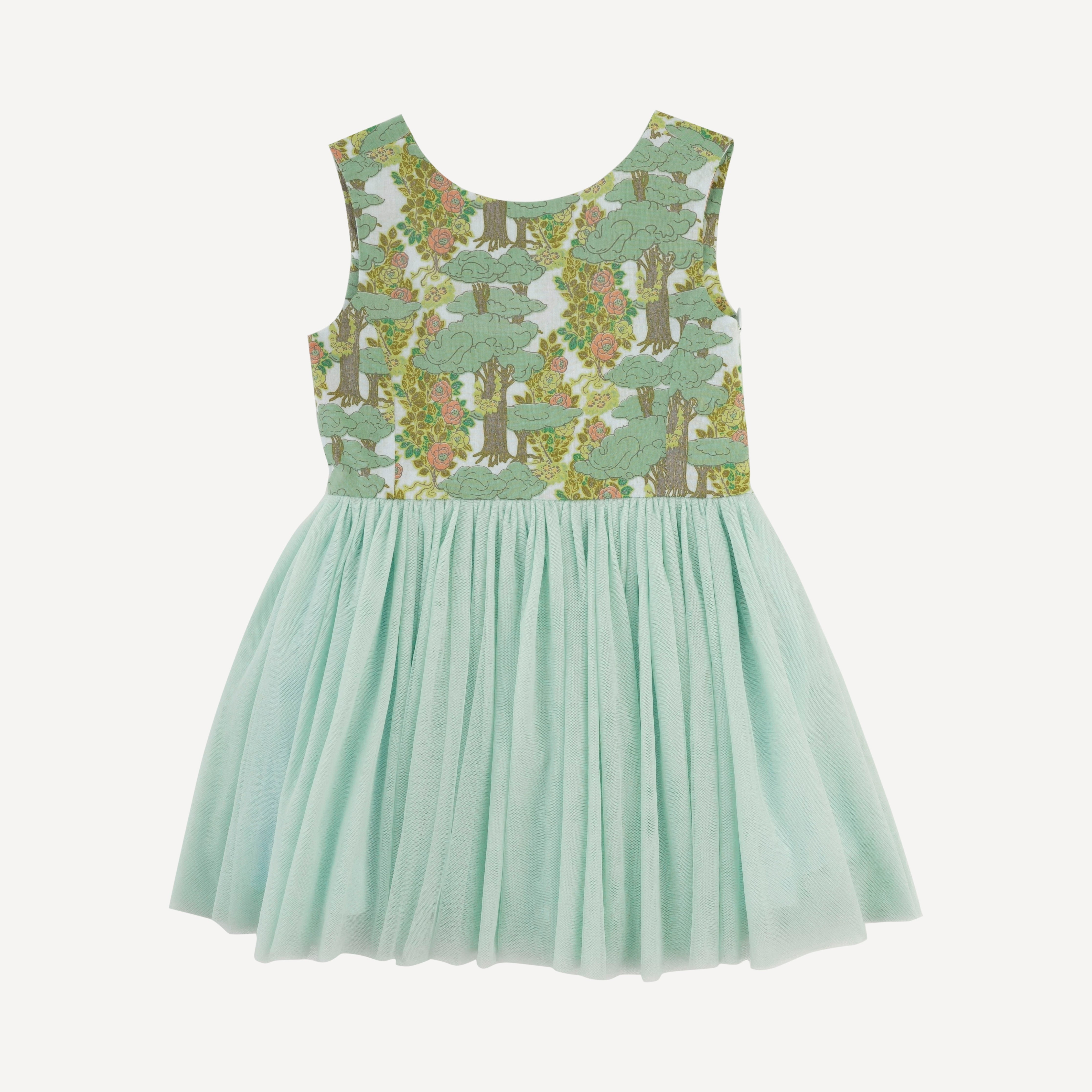 lark dress | goldilocks morning woods | organic cotton woven