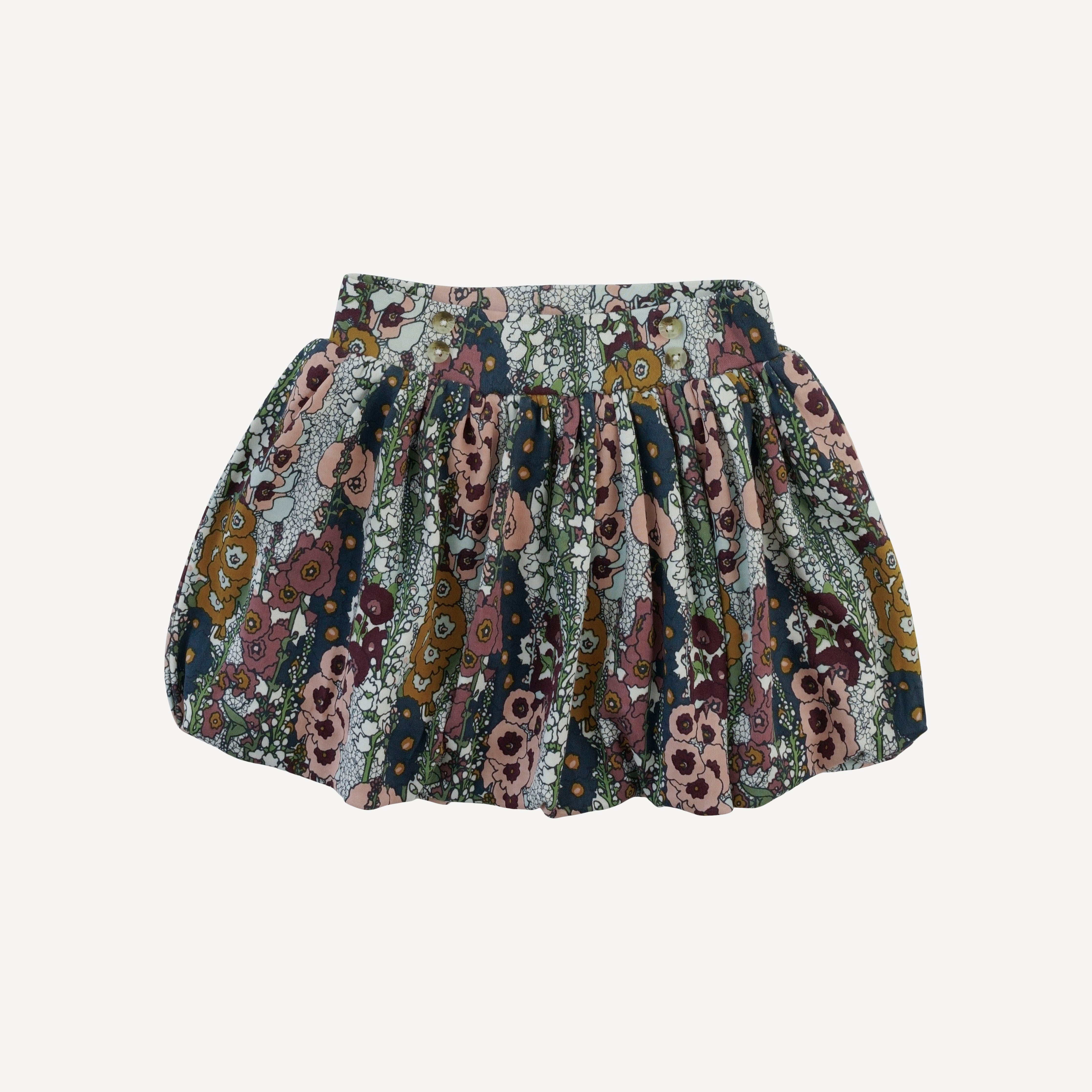 PRESALE bubble skirt | hollyhock | organic cotton interlock