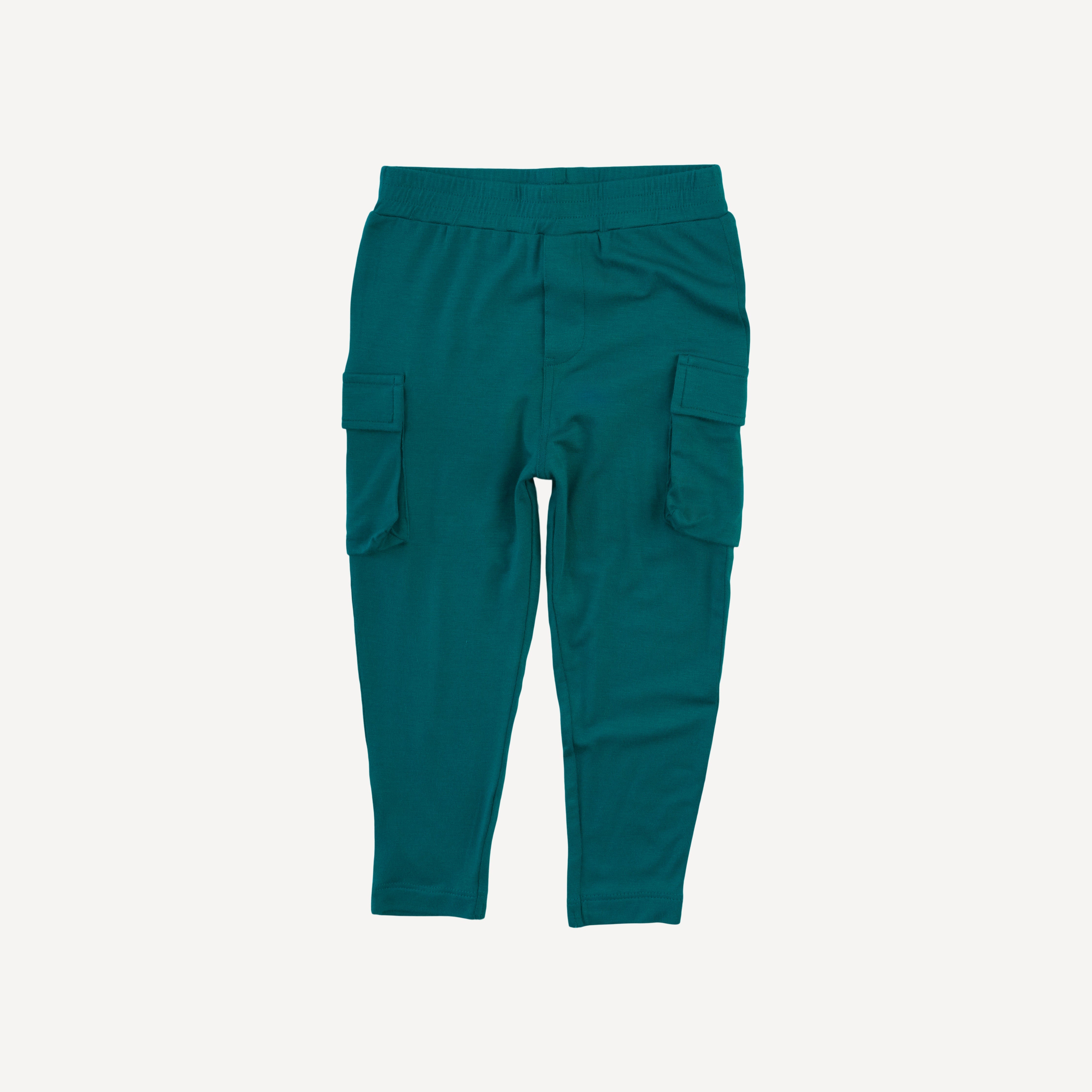 skinny cargo pant | magic teal | bamboo