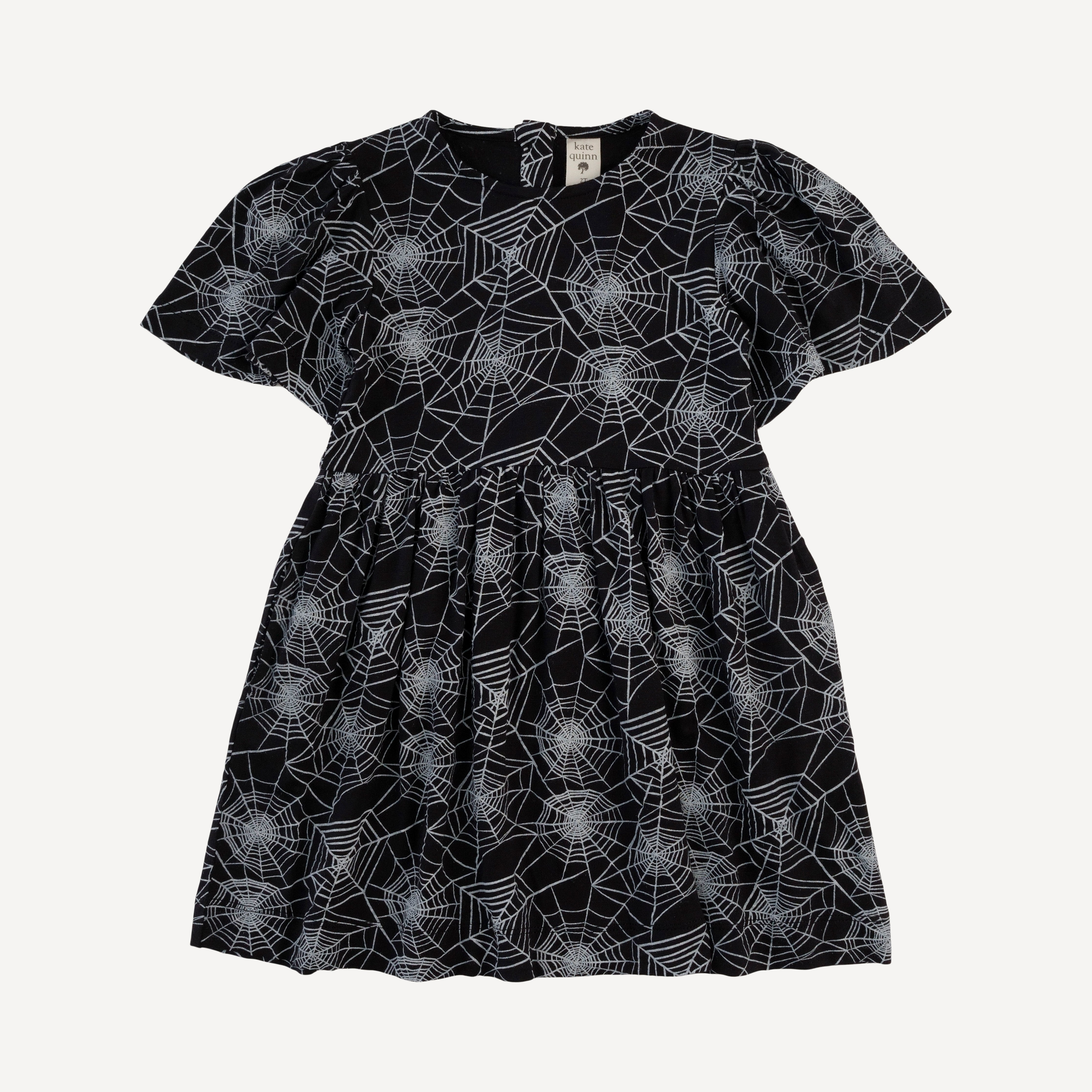 bell sleeve dress | spiderweb | bamboo