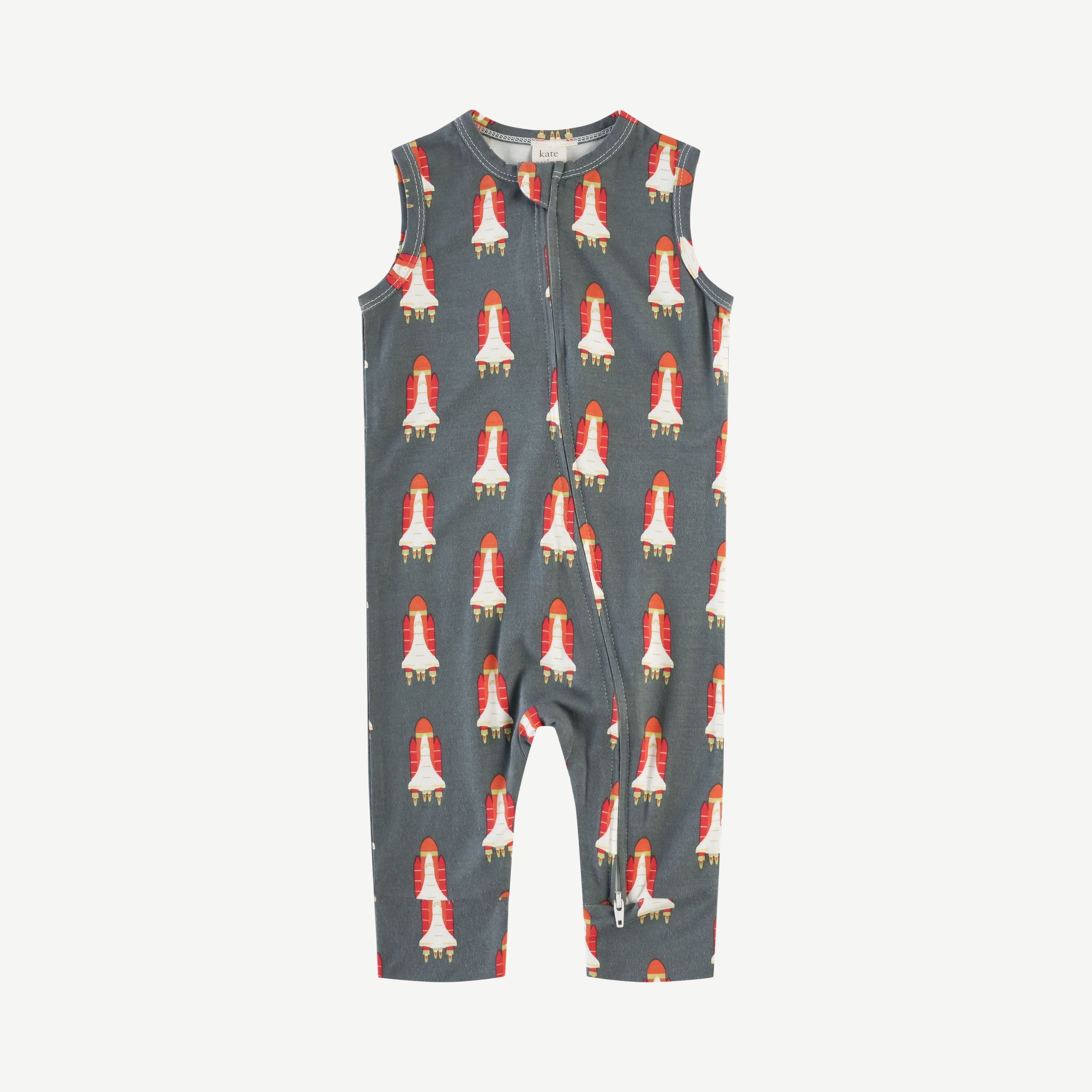 sleeveless zipper jumpsuit space shuttle bamboo kate quinn