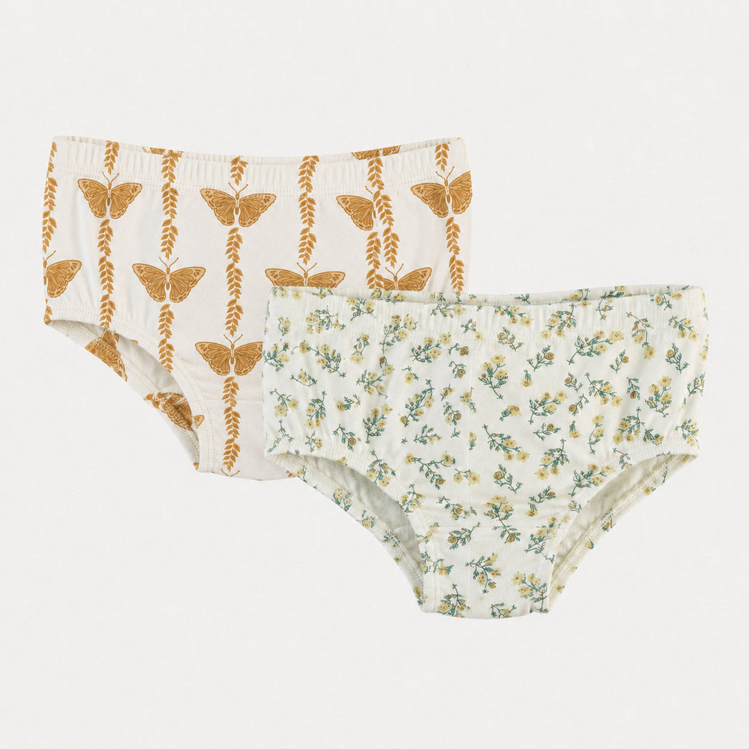 PREORDER underwear set of 2 | tiny chamomile | bamboo
