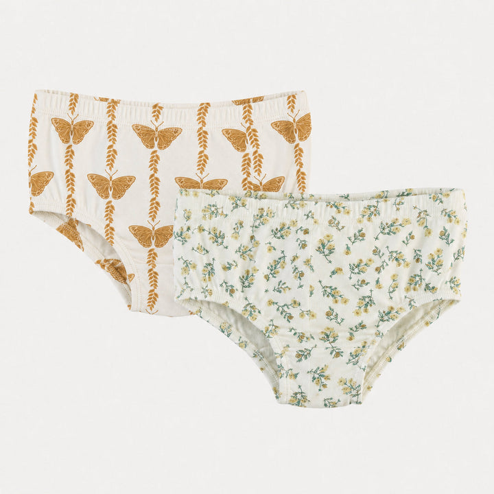 PREORDER underwear set of 2 | tiny chamomile | bamboo