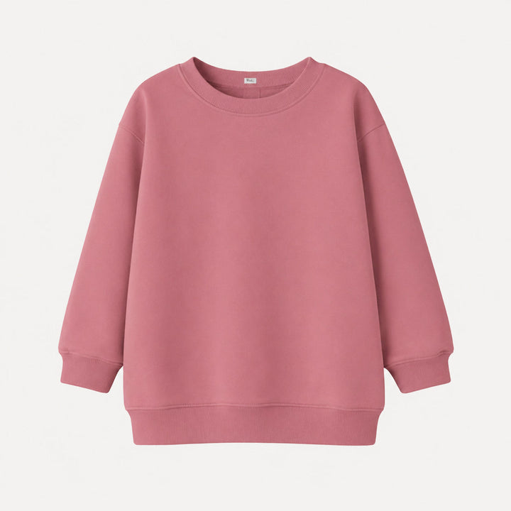 PREORDER oversized sweatshirt | desert rose | organic cotton interlock