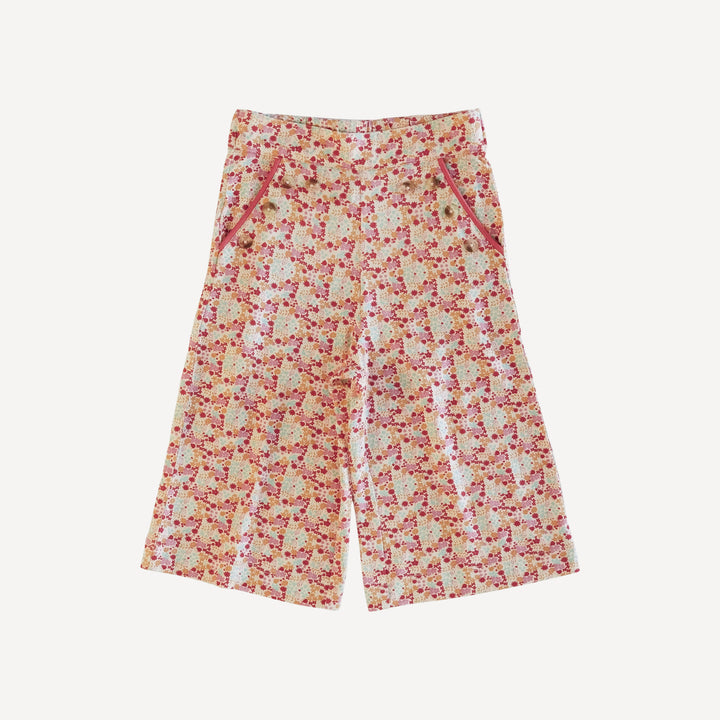 piped sailor pant | 100 acre calico | bamboo