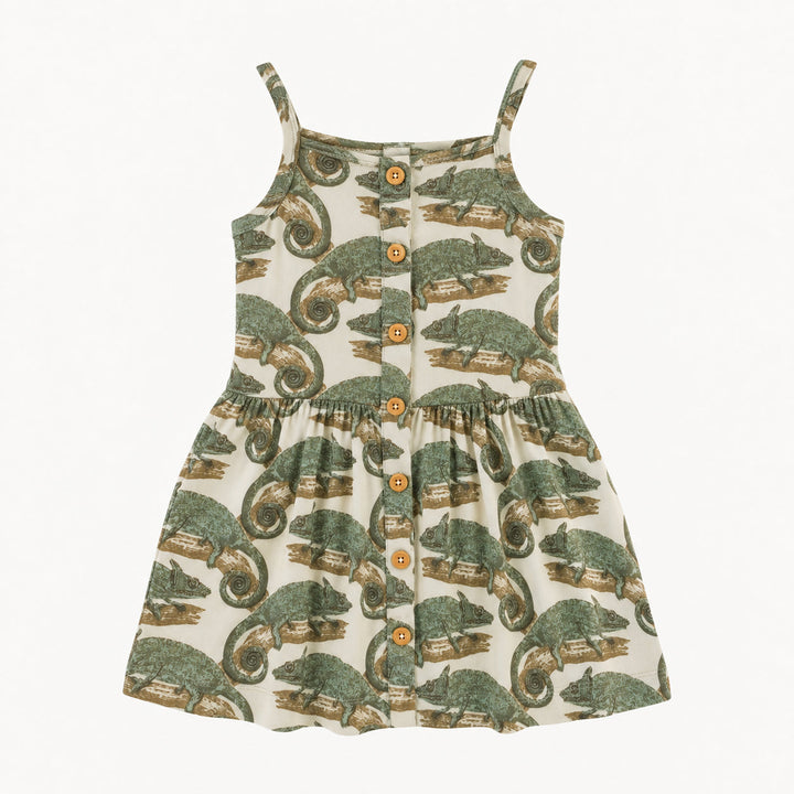 PREORDER button sun dress | chameleon | modal