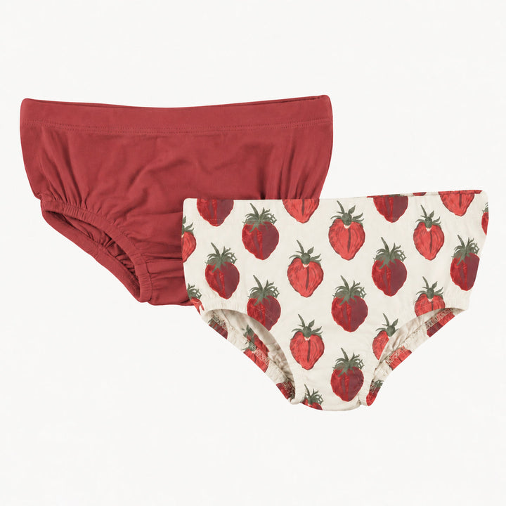 PREORDER underwear set of 2 | strawberry | modal