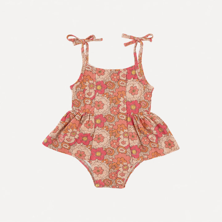 PREORDER spaghetti tie ballerina bubble | mod 60s burst | bamboo