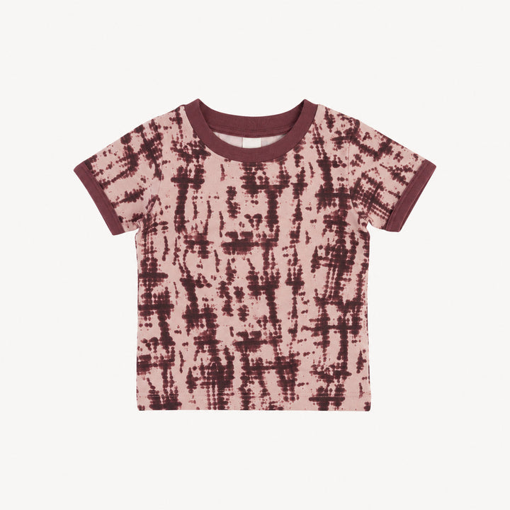 PREORDER ivan ringer tee | tanzanite shibori | modal