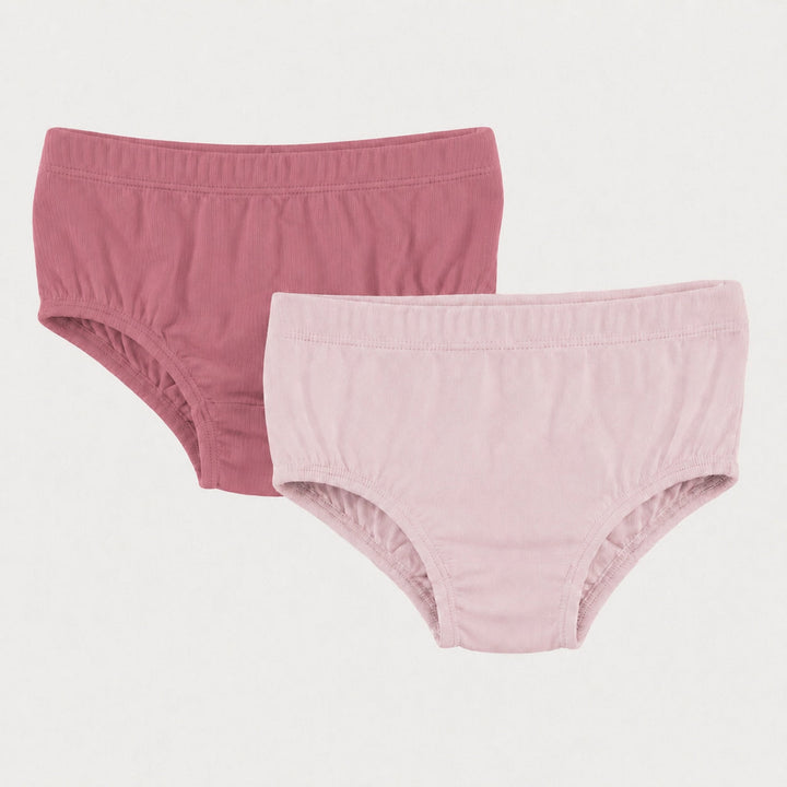 PREORDER underwear set of 2 | pink dogwood | organic cotton interlock