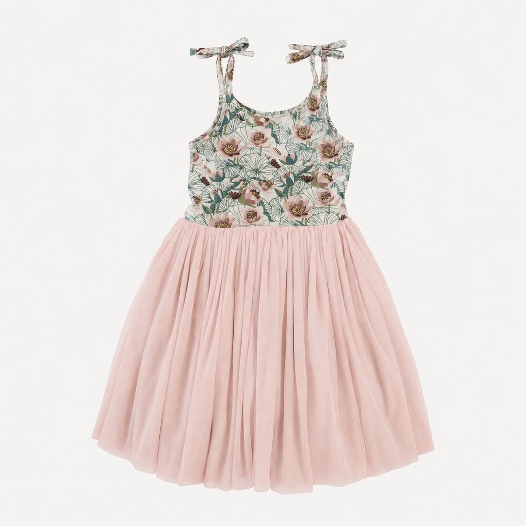 PREORDER! spaghetti tie ballerina tulle dress | lotus | bamboo