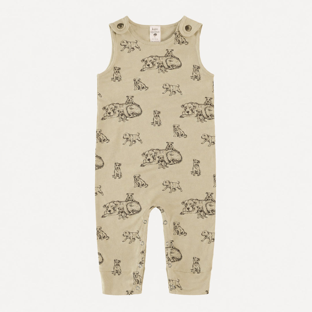 PREORDER vintage button tab sport jumpsuit | pit bulls | bamboo