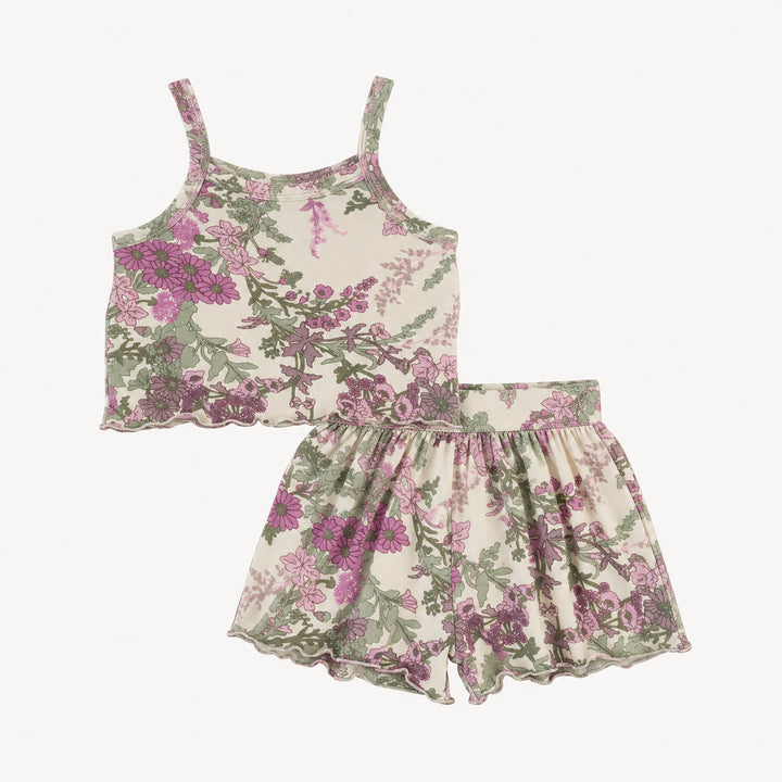 PREORDER jade short set | violet queen annes lace | modal