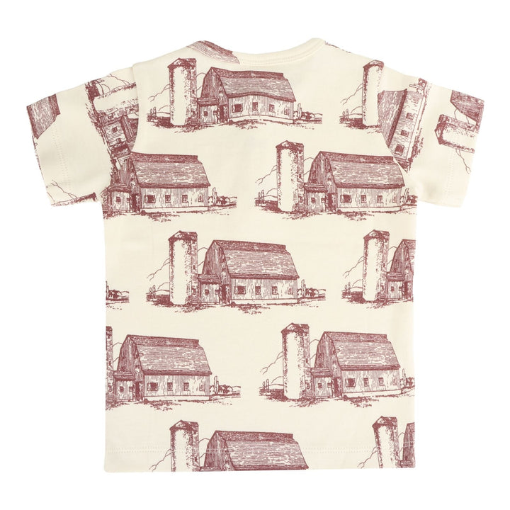 short sleeve basic henley tee | barn | organic cotton interlock