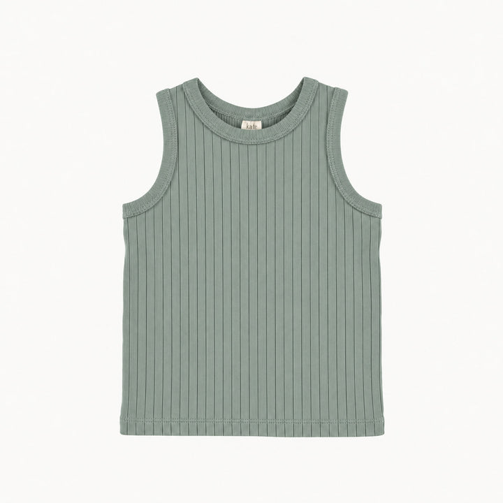 PREORDER skinny tank | jadeite | woods rib