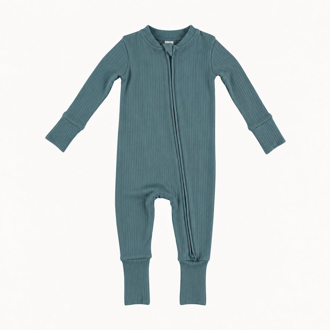 PREORDER long sleeve convertible zippy pj | tapestry | woods rib