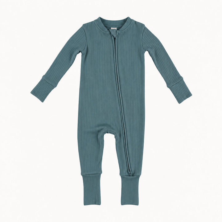 PREORDER long sleeve convertible zippy pj | tapestry | woods rib
