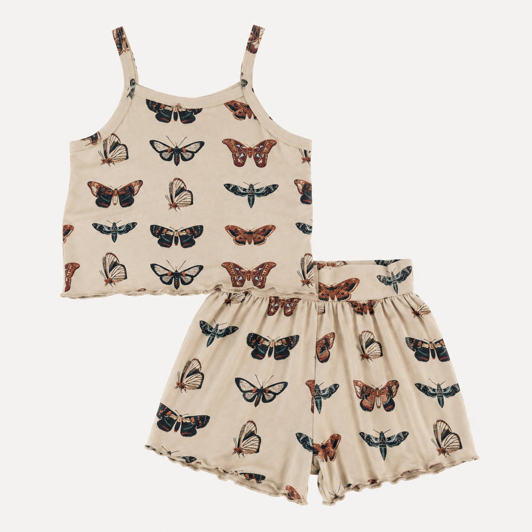 PREORDER jade short set | moths | bamboo