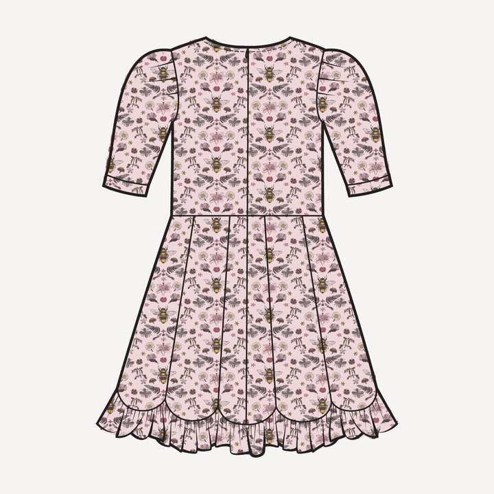 PREORDER cupcake dress | rose litho bee | bamboo