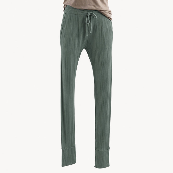 PREORDER womens skinny jogger | forest | woods rib