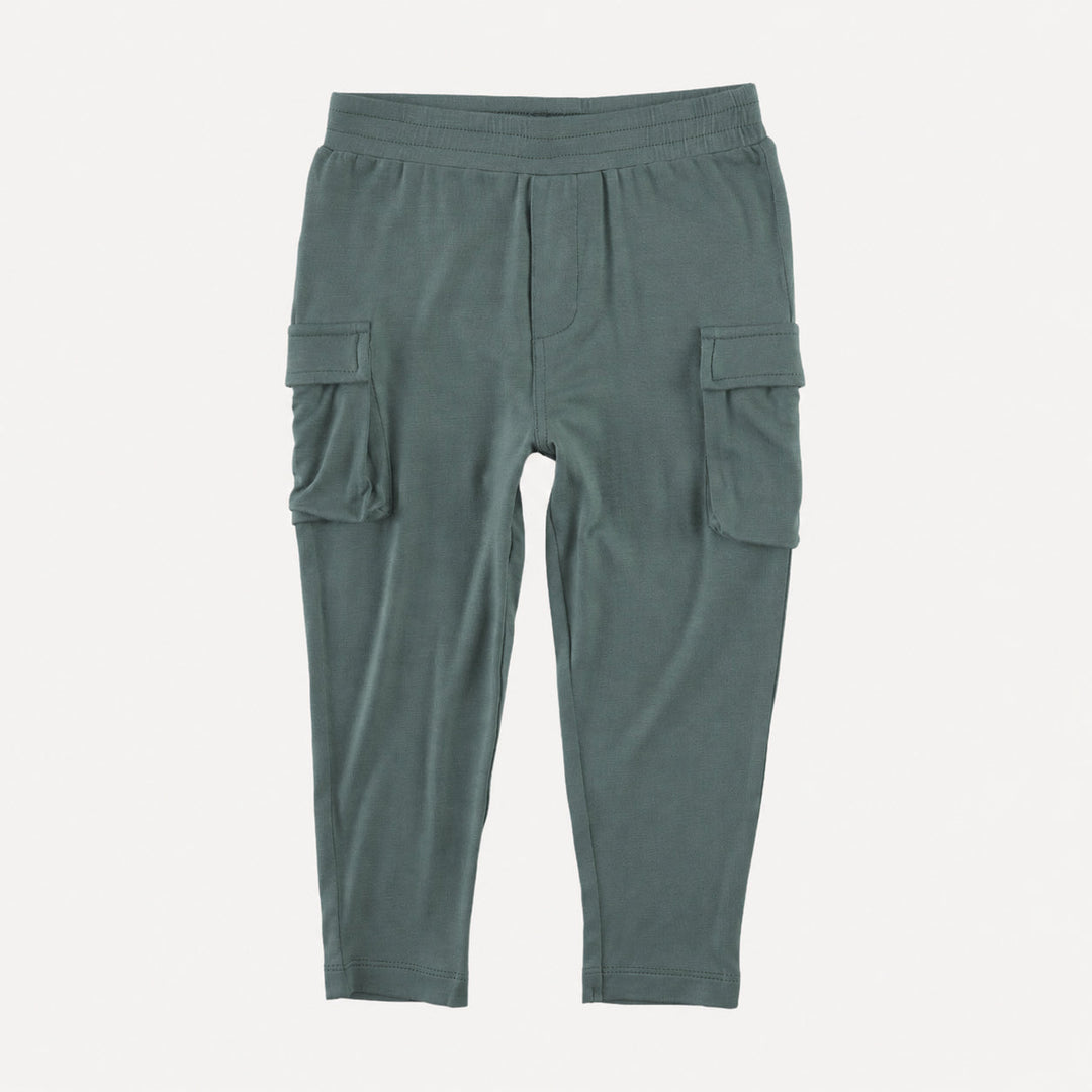 PREORDER skinny cargo pant | forest | bamboo