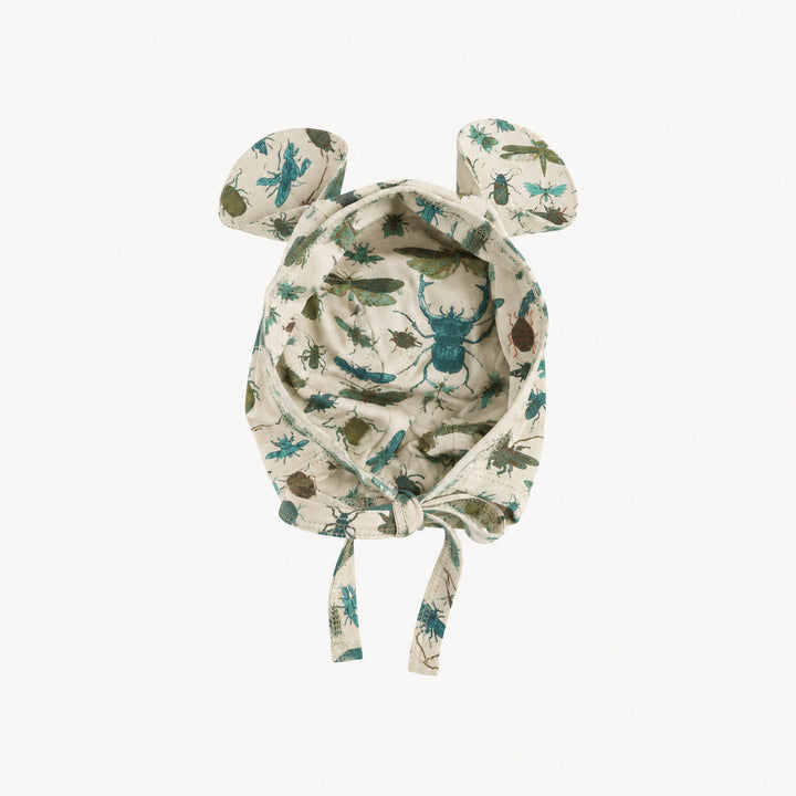 PREORDER bear hat | aqua insects | modal