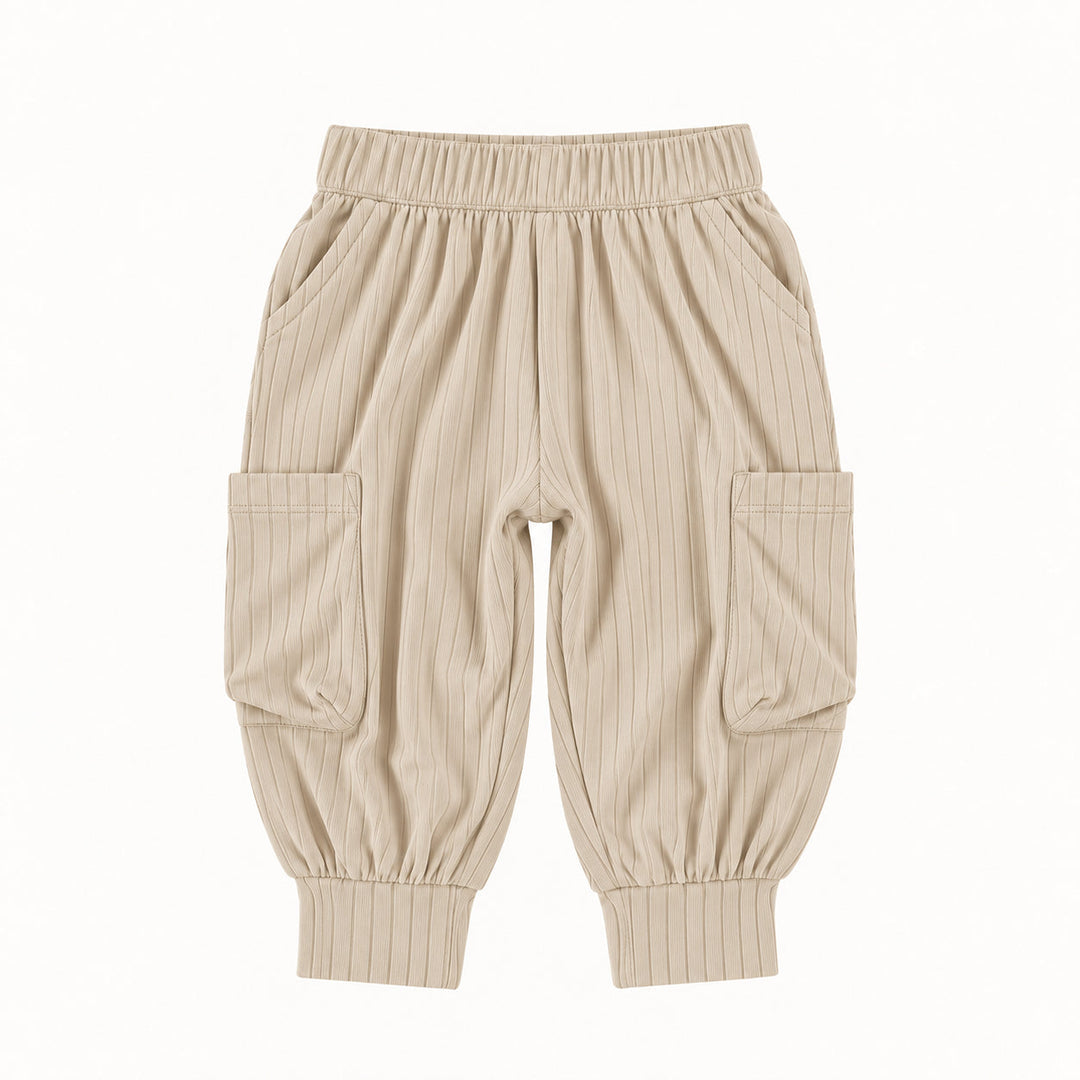 PREORDER cargo bubble pant | oatmeal | woods rib