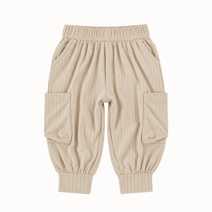 PREORDER cargo bubble pant | oatmeal | woods rib