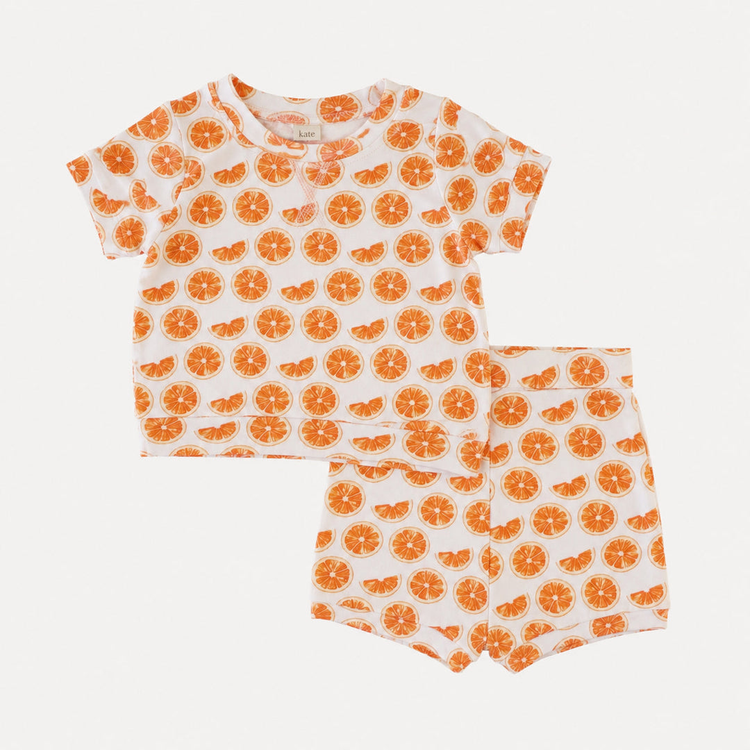 PREORDER jamie short set | orange slices | bamboo