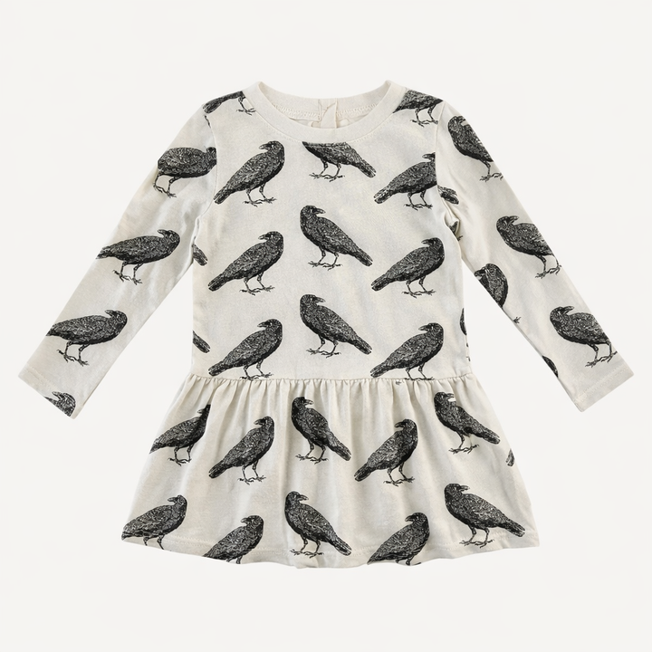 long sleeve kate top | raven | organic cotton interlock