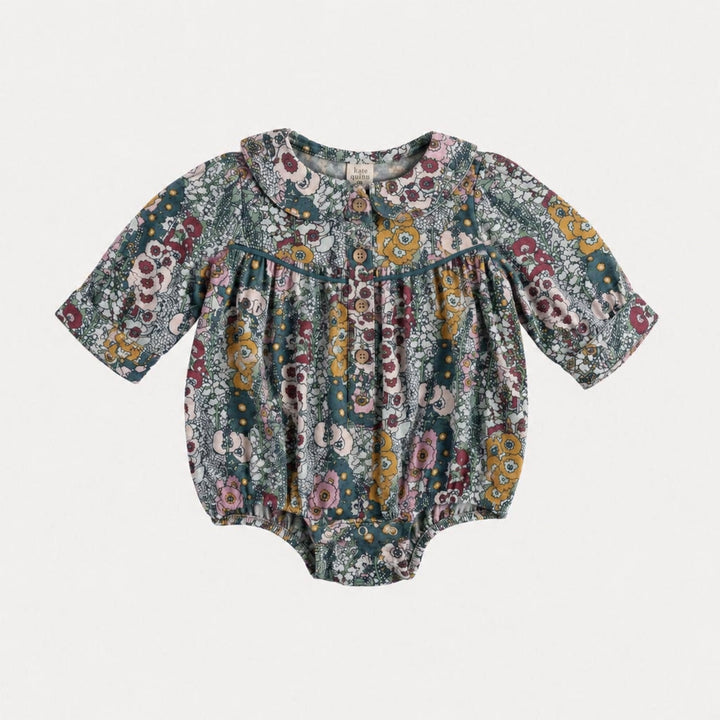 PREORDER long sleeve cowgirl bubble | hollyhock | bamboo