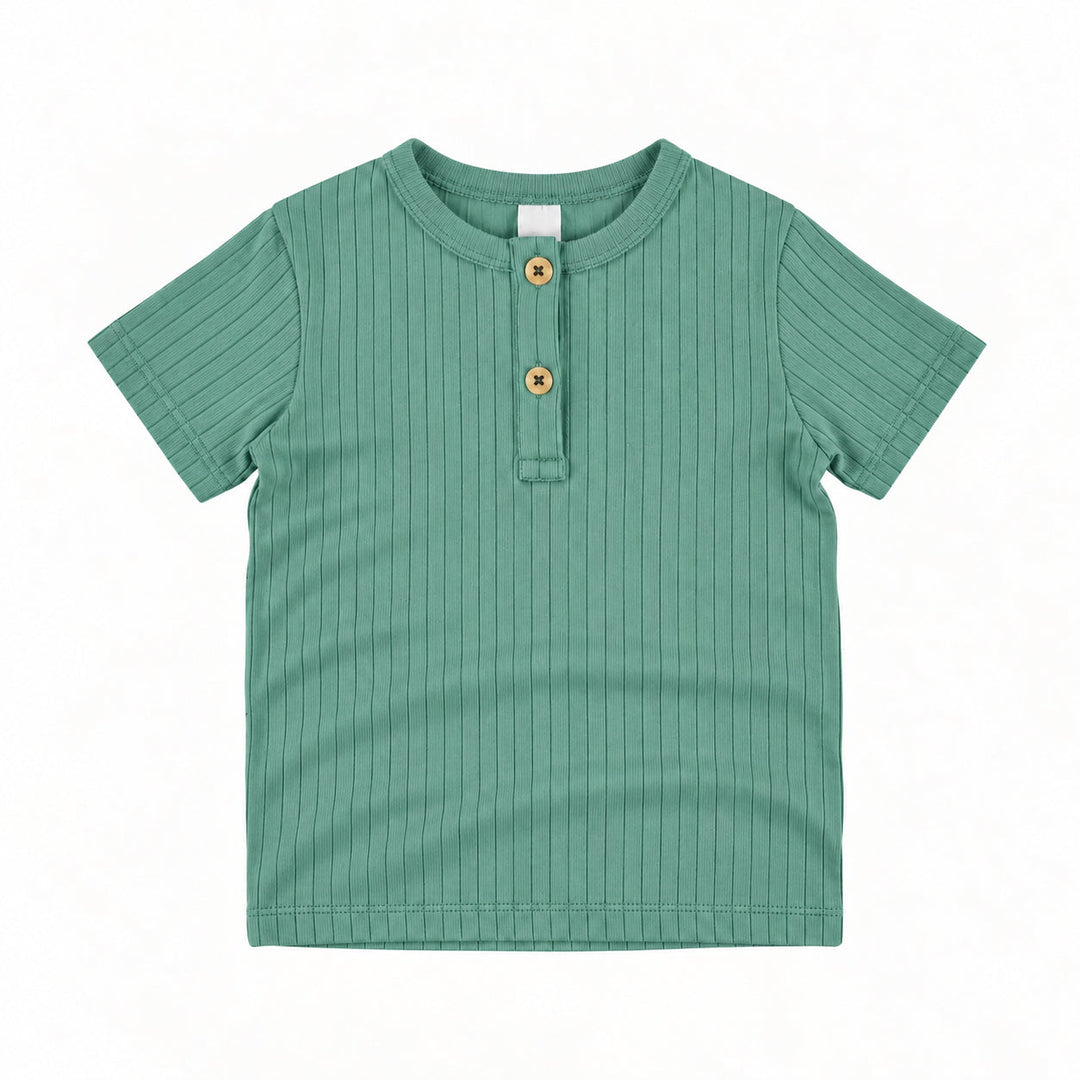 PREORDER short sleeve monty tee | wasabi | woods rib