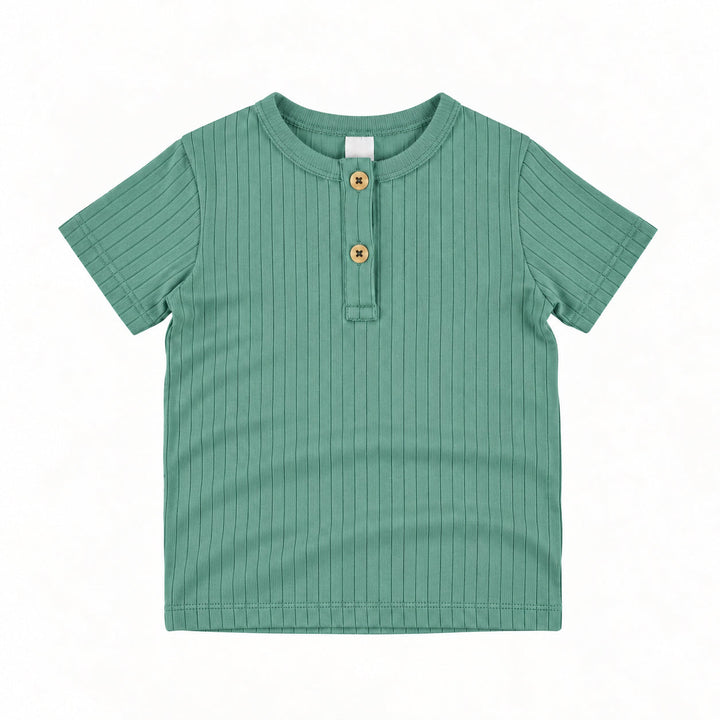 PREORDER short sleeve monty tee | wasabi | woods rib