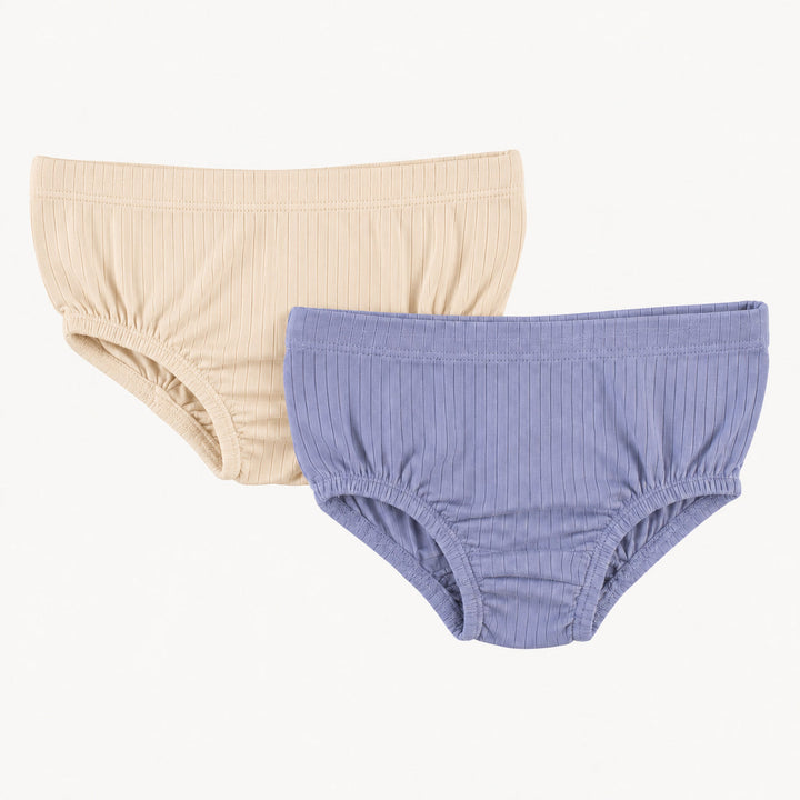 PREORDER underwear set of 2 | hydrangea | woods rib