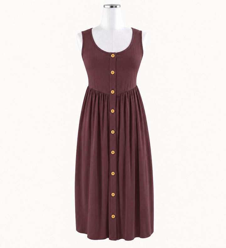 PREORDER womens sleeveless emma dress | tanzanite | modal
