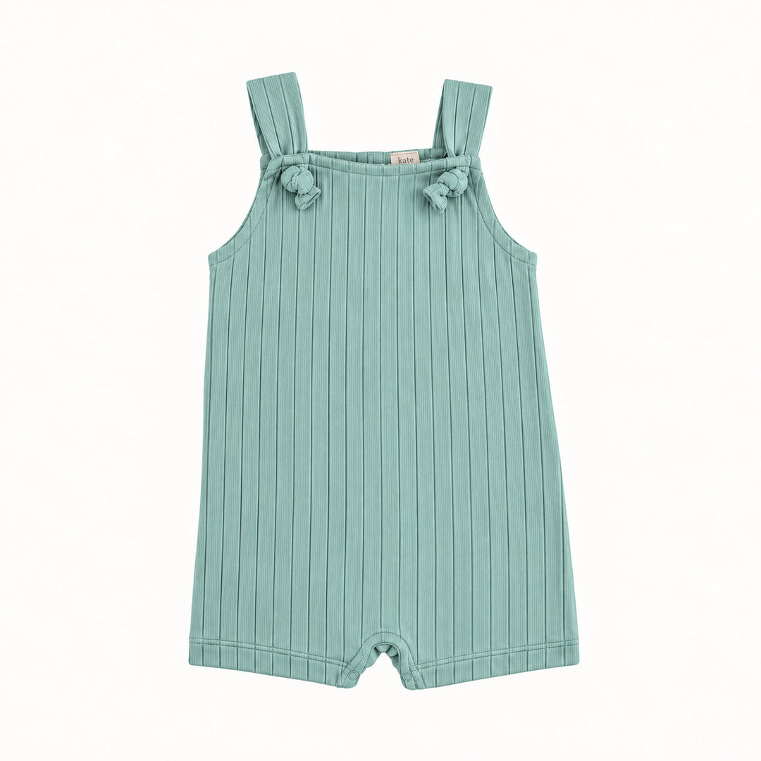PREORDER tie overall shortie | blue haze | woods rib