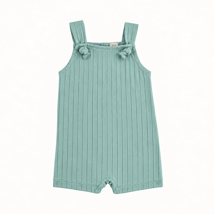 PREORDER tie overall shortie | blue haze | woods rib