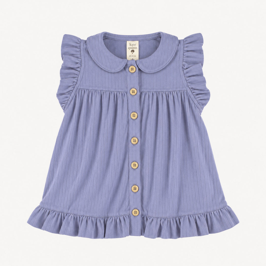 PREORDER dakota top | hydrangea | woods rib