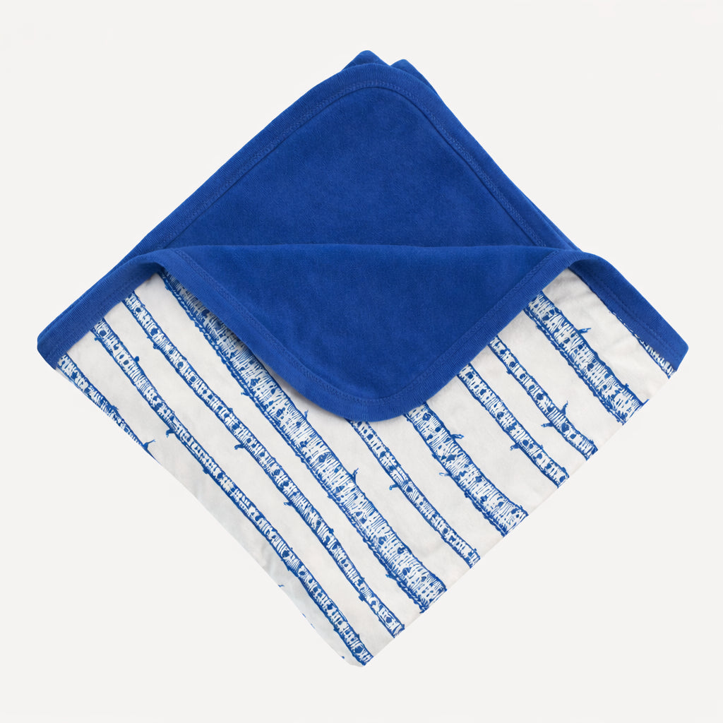 double layer blanket | monaco birch | organic cotton flat rib