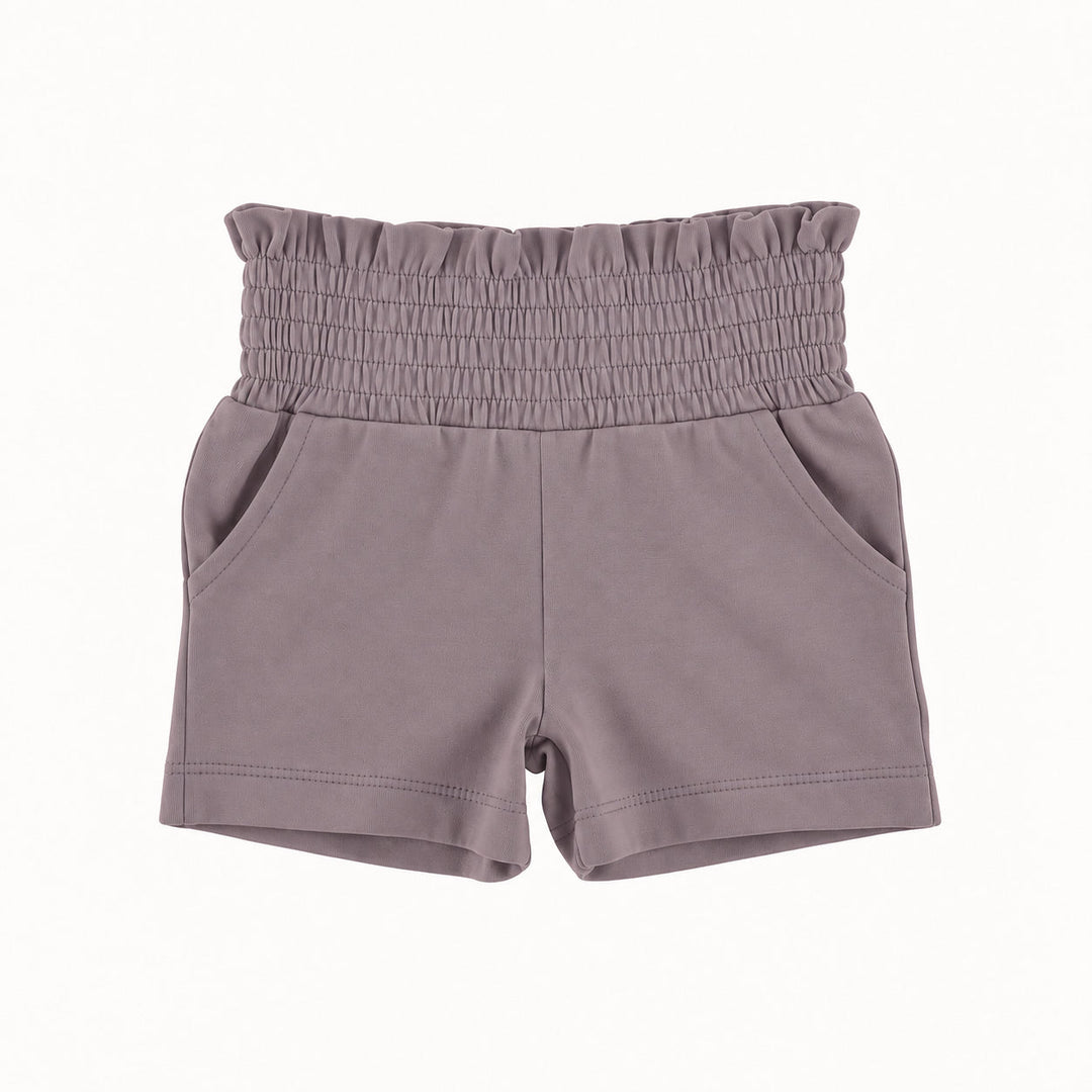 PREORDER smocked short | quail | modal