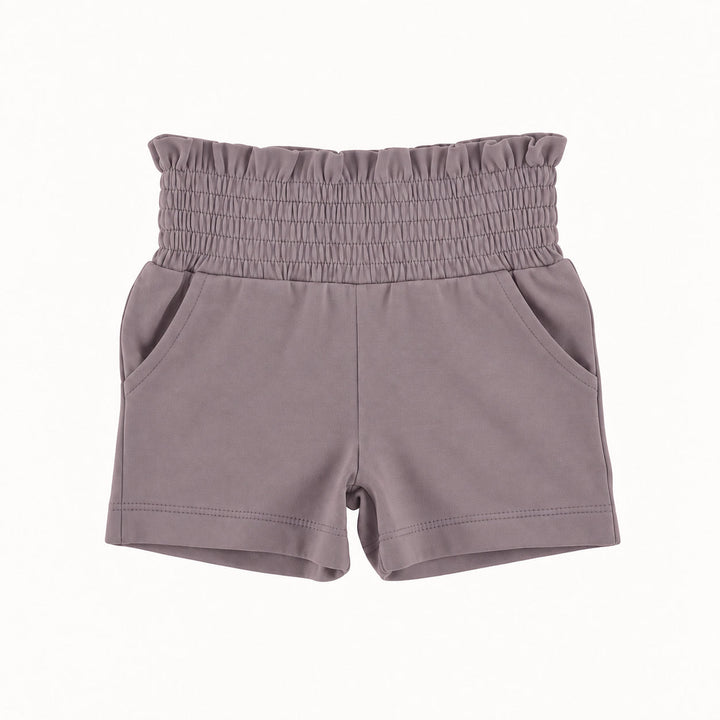 PREORDER smocked short | quail | modal