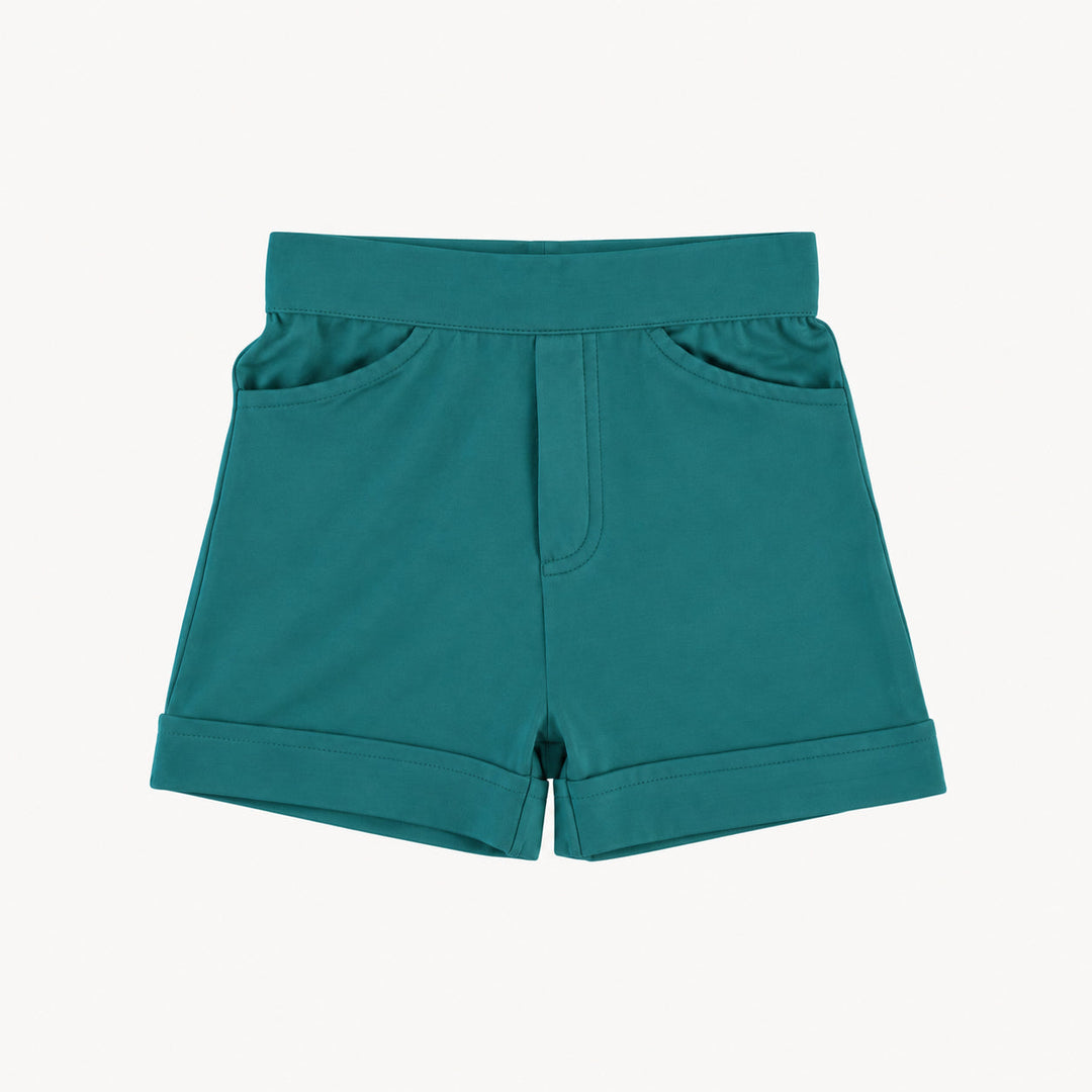 PREORDER cuffed pocket short | sea pine | modal